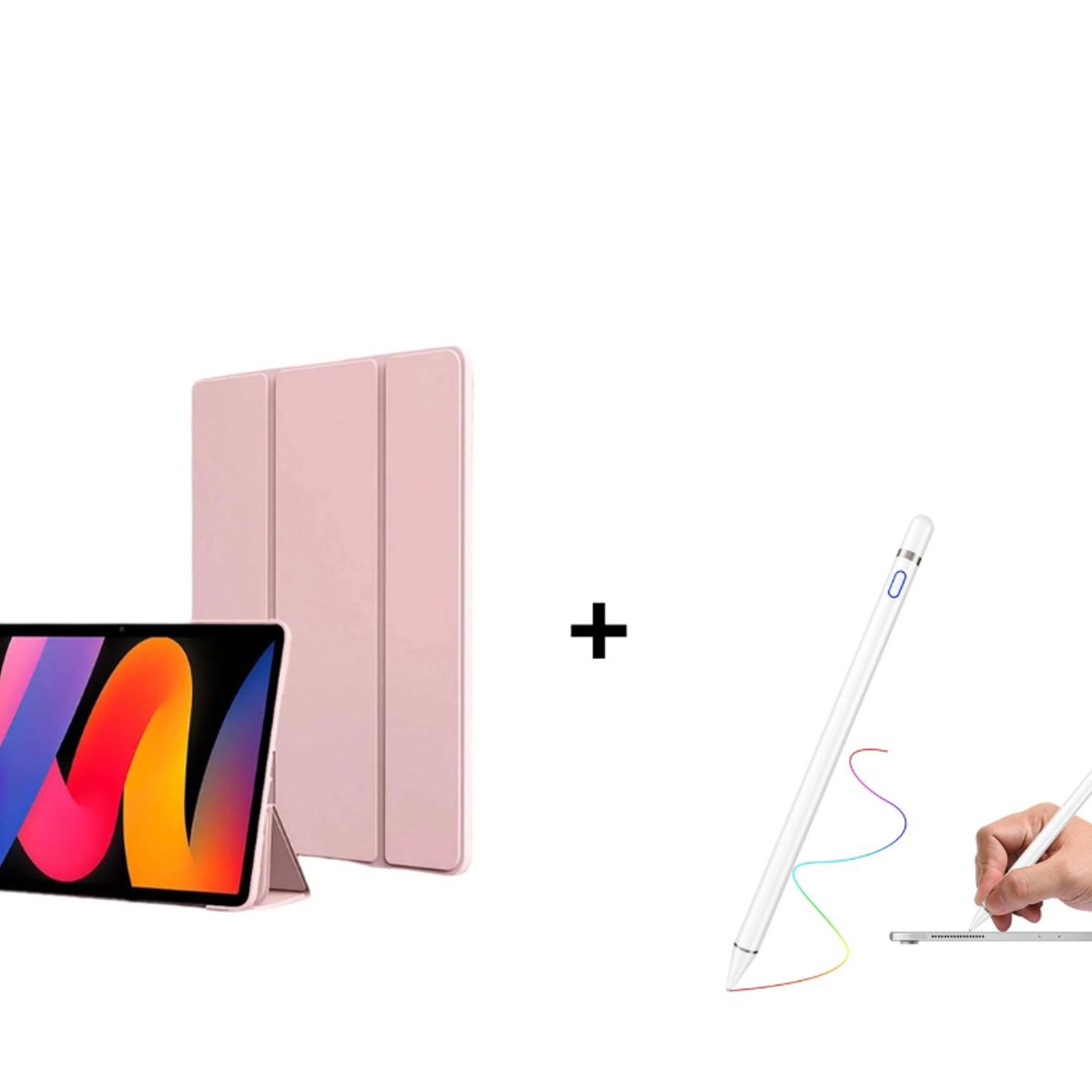 GENERICO - Pack Carcasa Smart Case Para Lenovo M11 + Lápiz Pencil