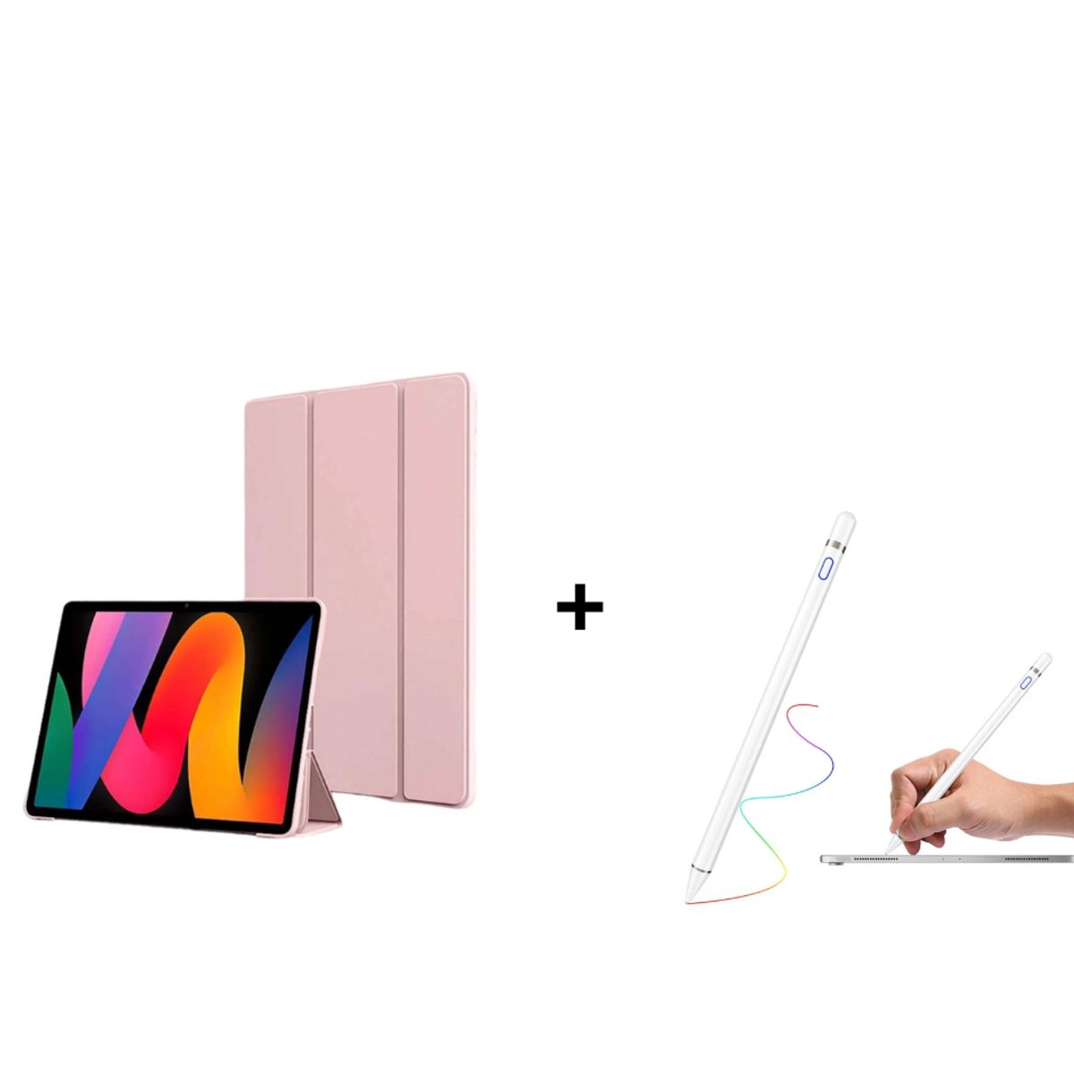 GENERICO - Pack Carcasa Smart Case Para Lenovo M11 + Lápiz Pencil