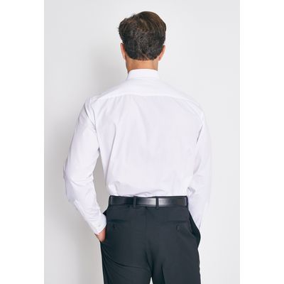 Imagen 2 del producto Camisa Formal Básica Lisa Regular Poplin Blanco