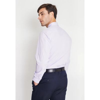 Imagen 2 del producto Camisa Formal Básica Lisa Regular Poplin Lila