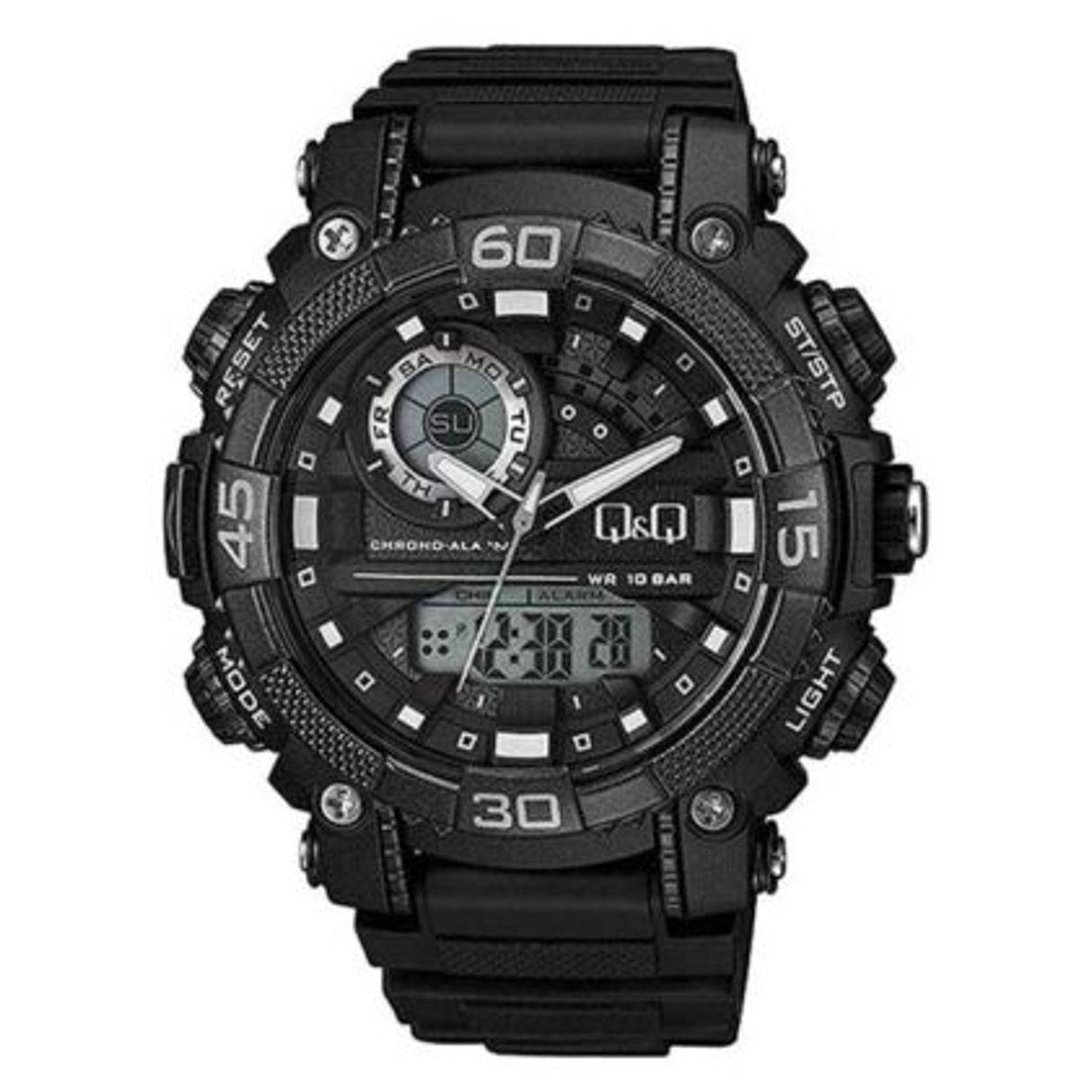 QYQ - reloj qyq gw87j010y hombre analogo digital sumergible 10 bar