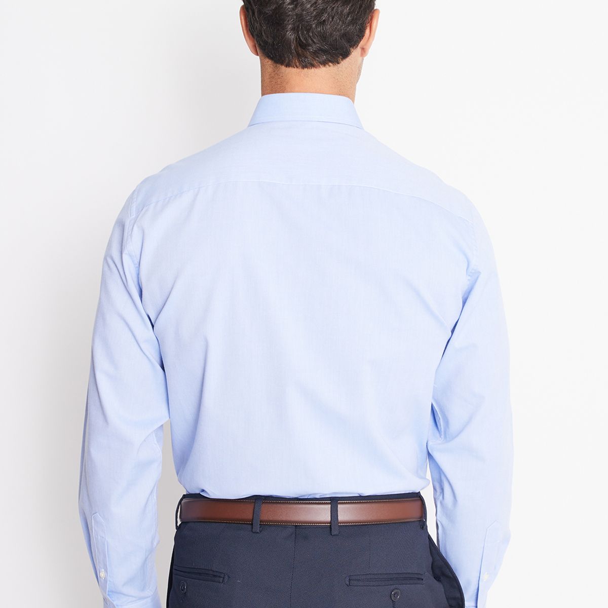 MAVIANNI - Camisa Formal Básica Oxford Regular Celeste