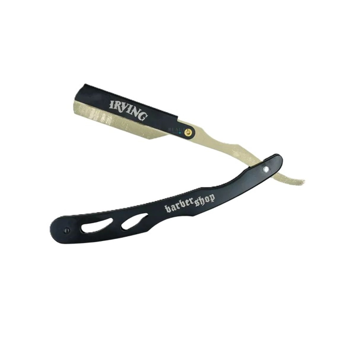IRVING BARBER COMPANY - Navaja Irving Acero Dorada