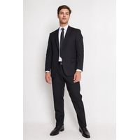 Traje Formal Básico Regular Twill Negro