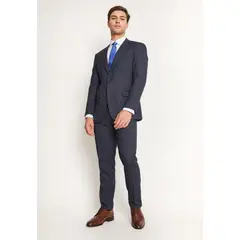 MAVIANNI - Traje Formal Básico Slim Fantasía Navy