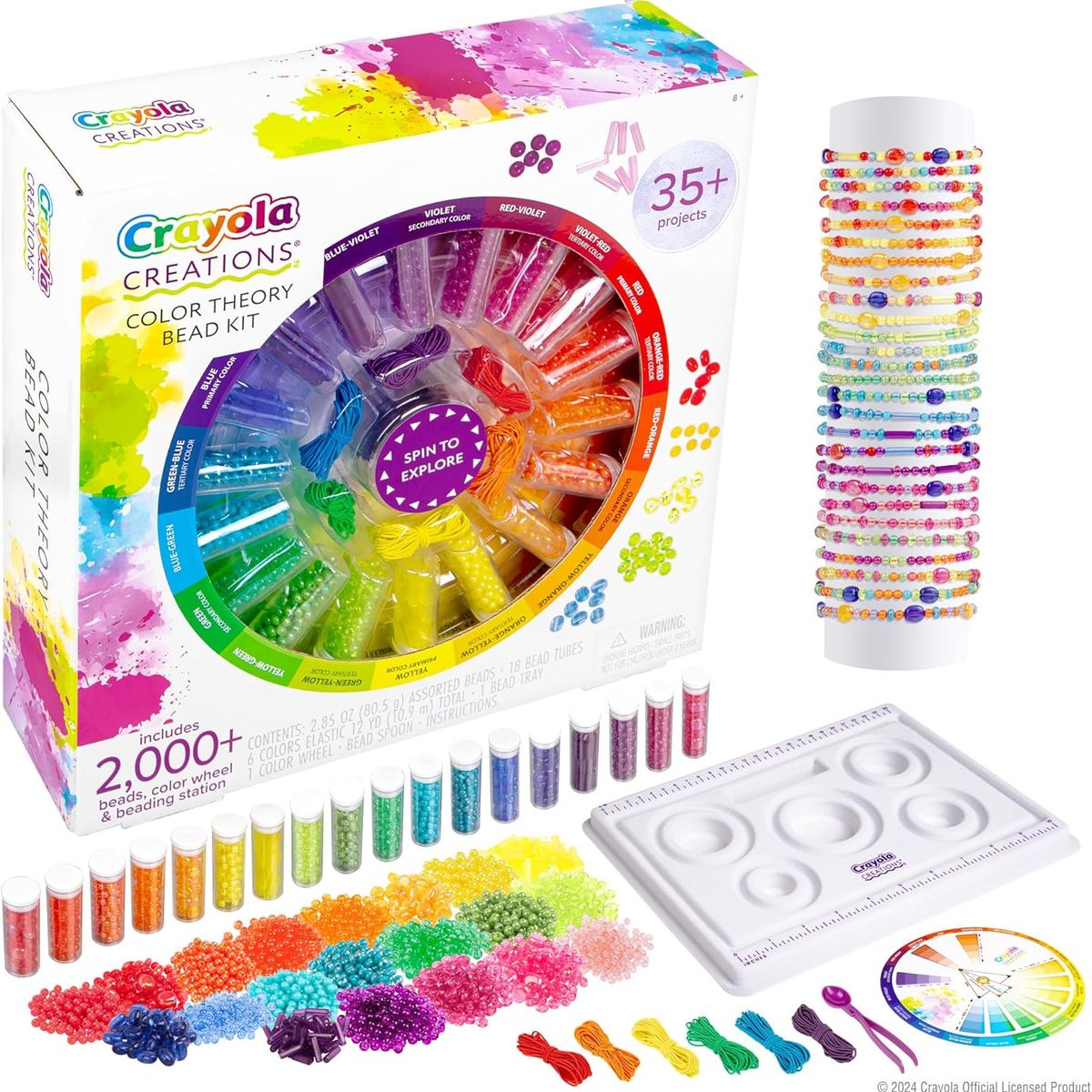 CRAYOLA - Set Para Hacer Pulseras +2000 Cuentas Fashion Angels