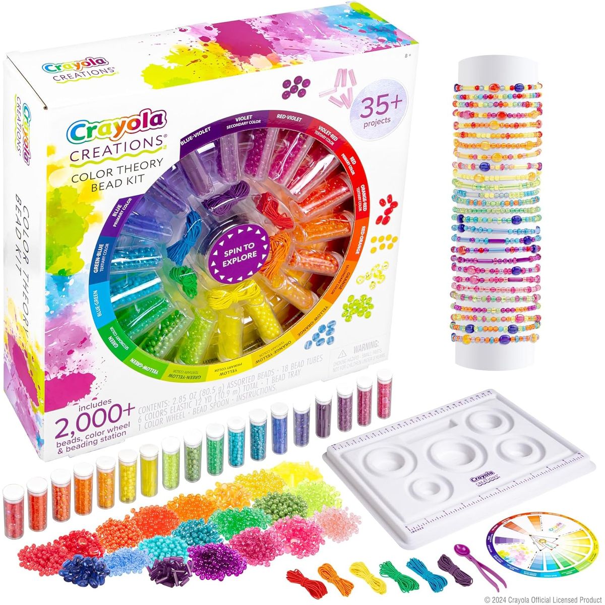 CRAYOLA - Set Para Hacer Pulseras +2000 Cuentas Fashion Angels