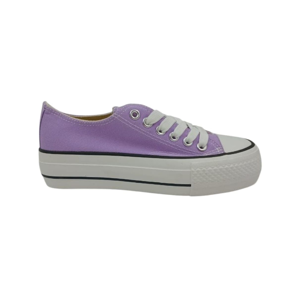 HERIEL - Zapatilla Purpura Plataforma Mujer