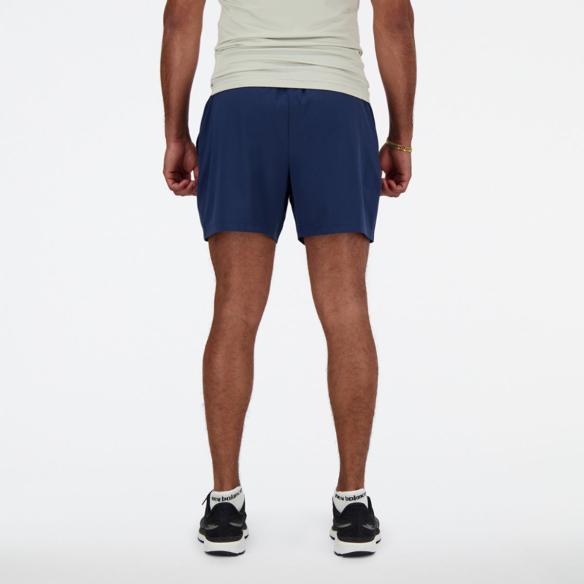 NEW BALANCE - Shorts Running Hombre New Balance MS41227NNY Azul Marino