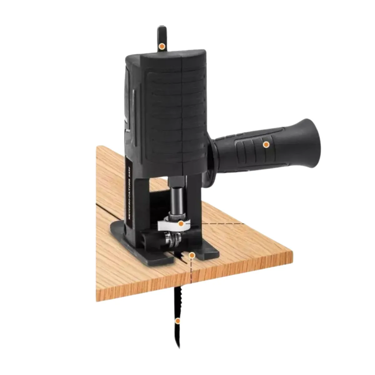 GENERICO - ADAPTADOR SIERRA SABLE CALADORA SERRUCHO PARA TALADRO