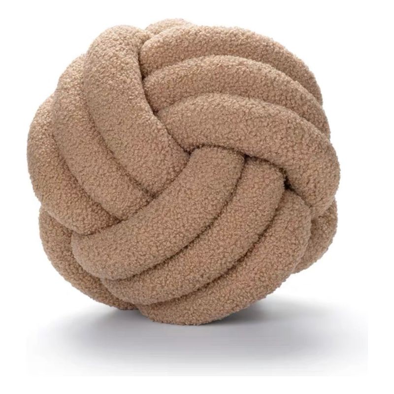 GENERICO - Cojín Decorativo Nudo Crema Toque Chic y Acogedor