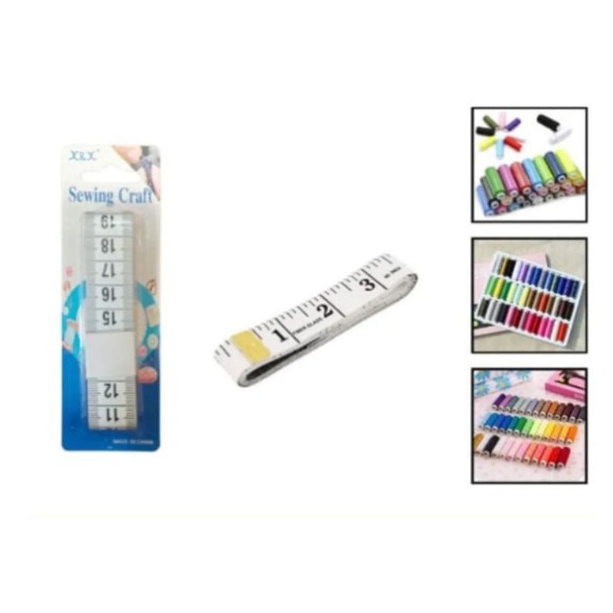 GENERICO - Set 3 Cintas Metricas Para Costura