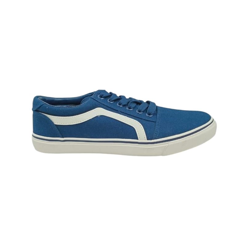 HERIEL - Zapatilla Azul Lona Baja