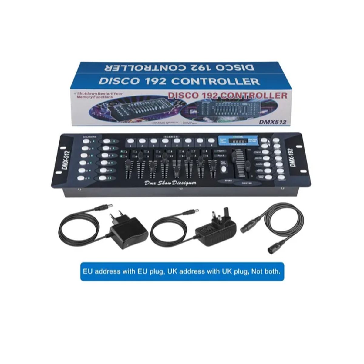 GENERICO - Controlador Consola Iluminación Disco 192 Canales Dmx 512