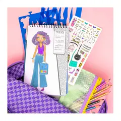 FASHION ANGELS - Portafolio Cuaderno Bocetos Diseños Escuela Fashion Angel