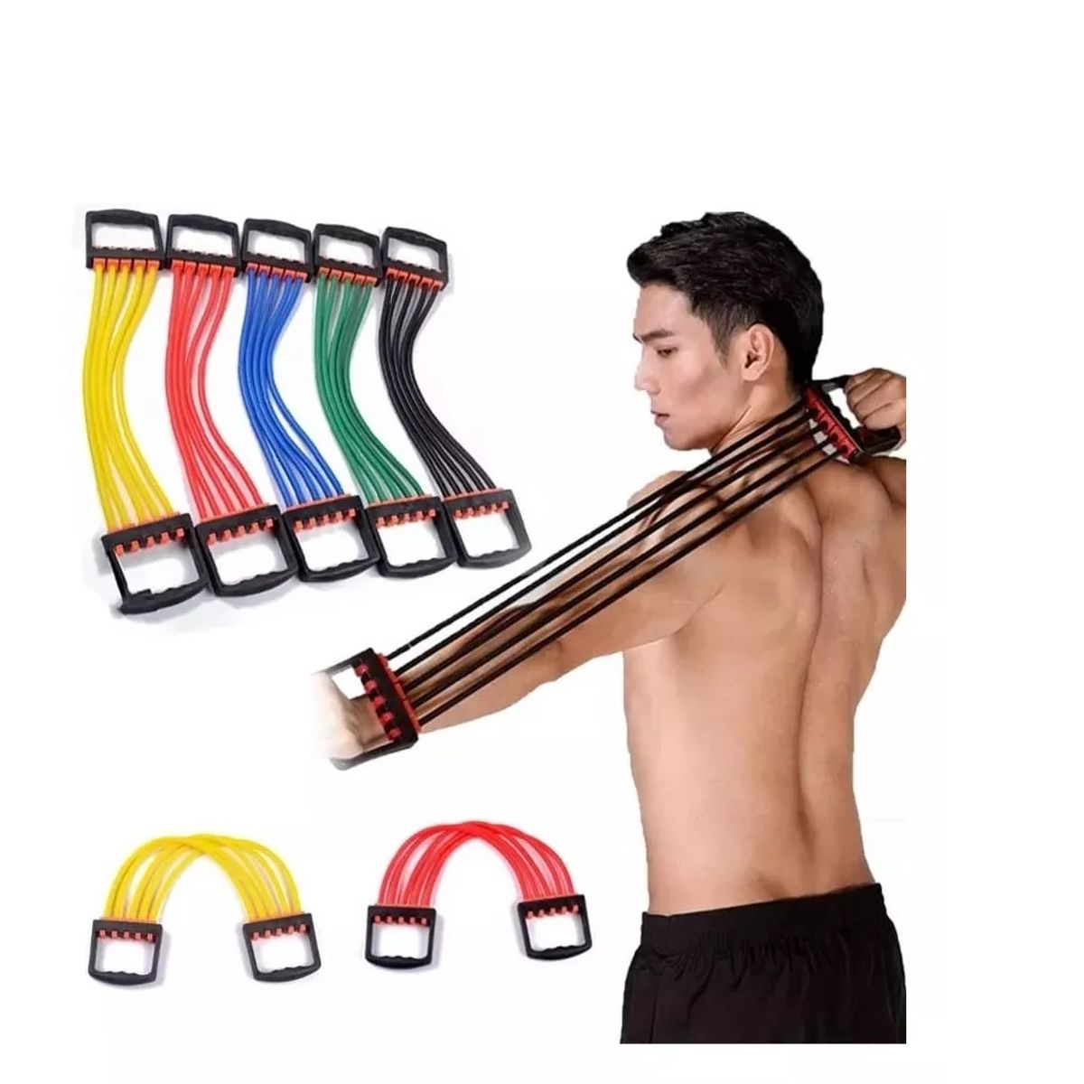 CARIBEE - Banda Elástica Para Ejercicios Brazos Espalda Resistencia