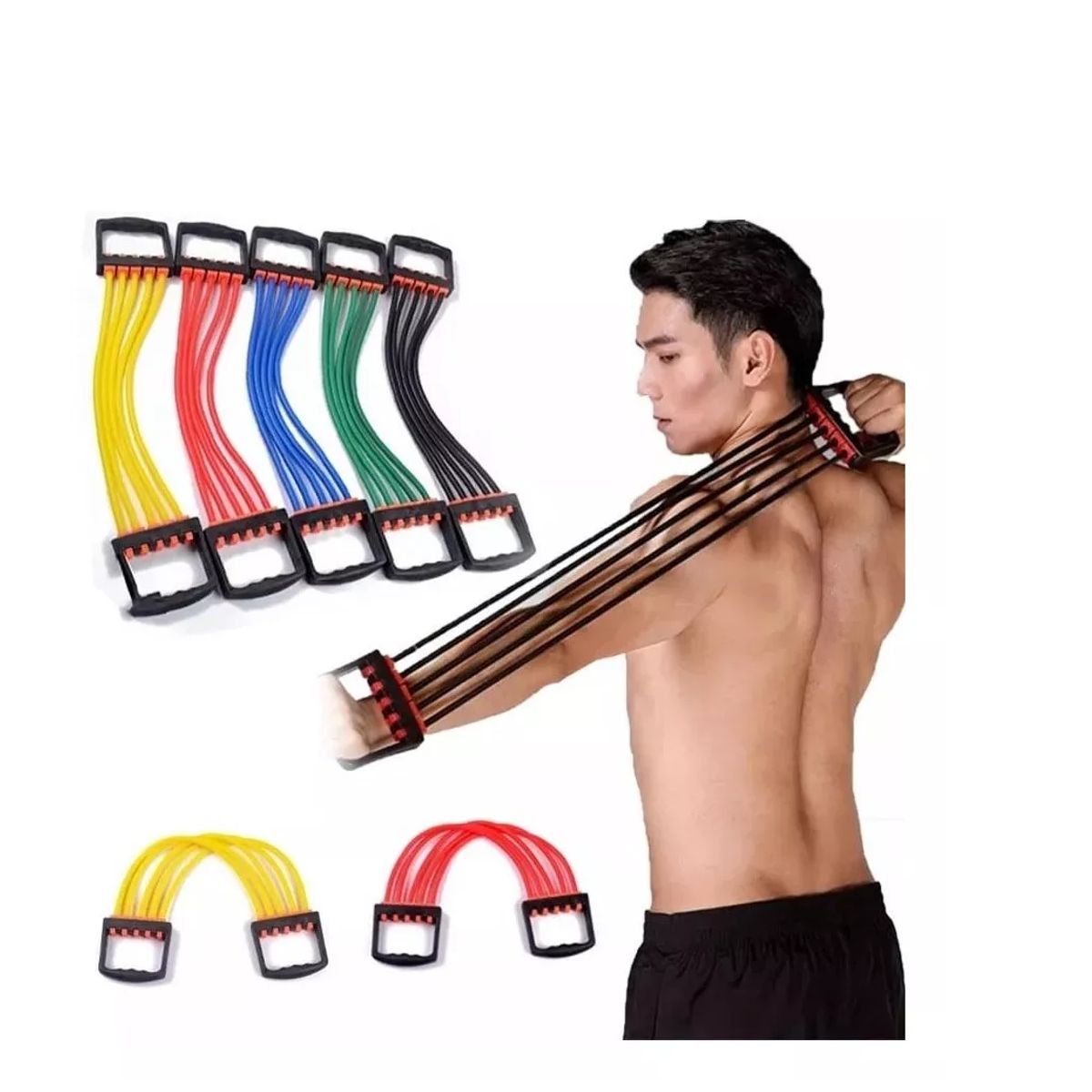 CARIBEE - Banda Elástica Para Ejercicios Brazos Espalda Resistencia