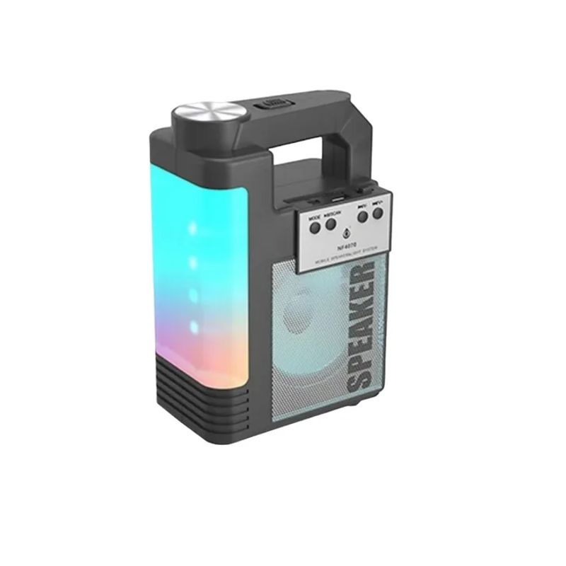 GENERICO - Parlante One Plus Portátil Bluetooth Luz Led 1800mah Nf-4070