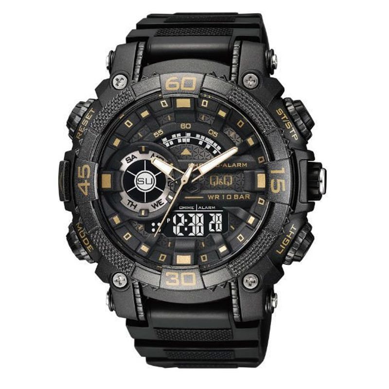 QYQ - reloj qyq gw87j013y  hombre analogo digital sumergible 10 bar