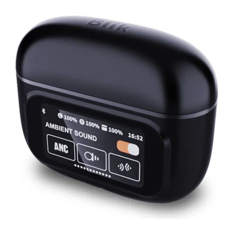 BLIK - AUDIFONOS TWS BLIK BLUETOOTH AIRPLUS PANTALLA DIGITAL NEGRO