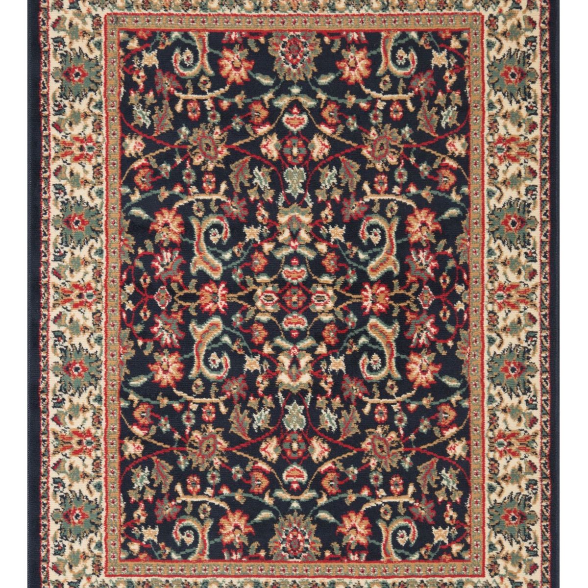 CANNON - Alfombra Hibisco Negro 133x180