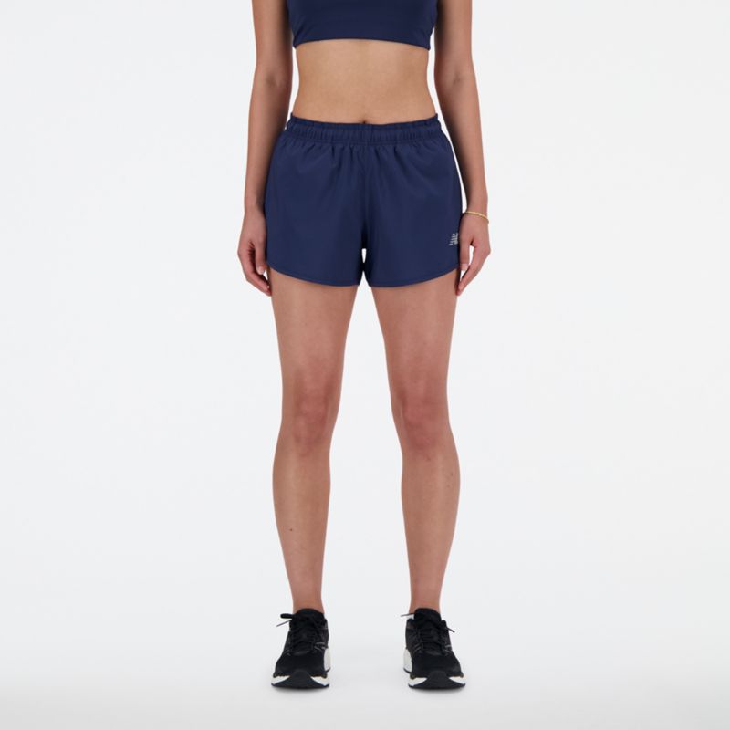 NEW BALANCE - Shorts Mujer Running New Balance Azul Marino