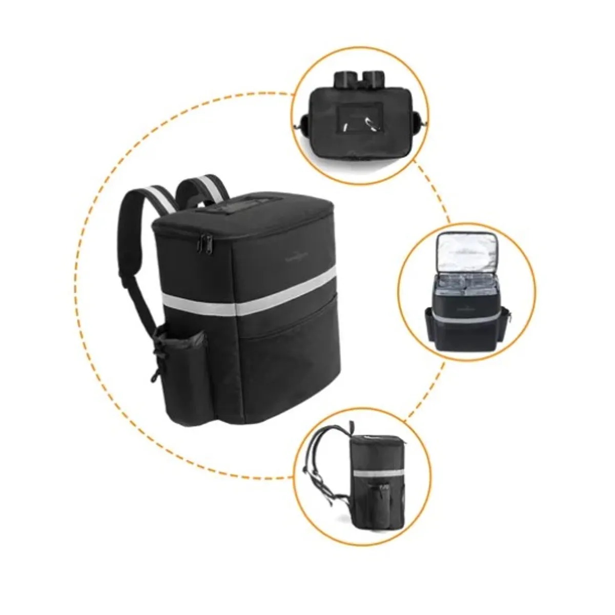 ESHOPANGIE - Mochila Térmica Para Delivery Repartidor Multifuncional