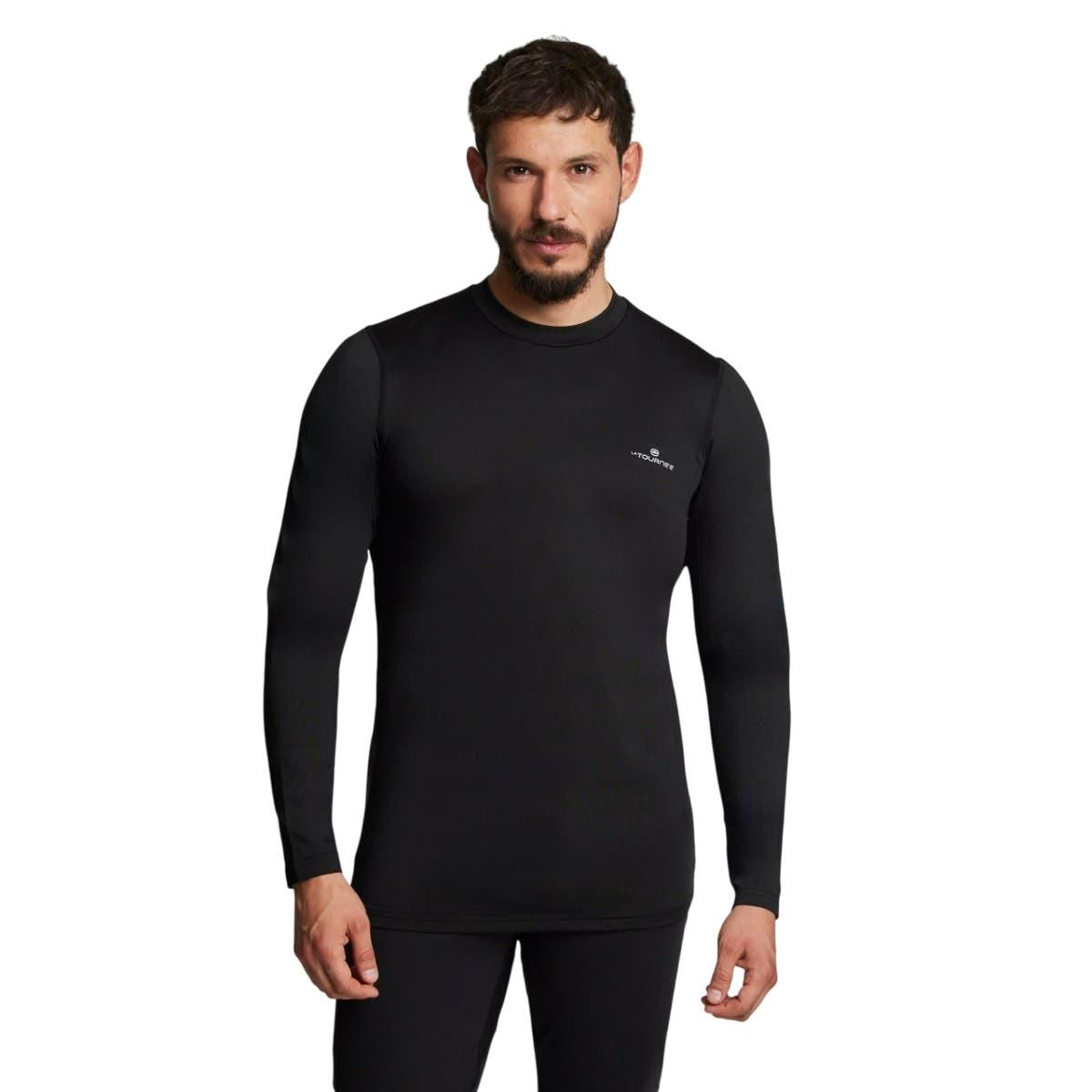 LATOURNEE - Primera Capa Outdoor Hombre La Tournee Gruesa Negra