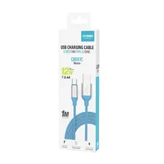 KBOD - Cable Para Carga y Datos Usb Tipo C Cbo47 1 Metro 12W Color Azul