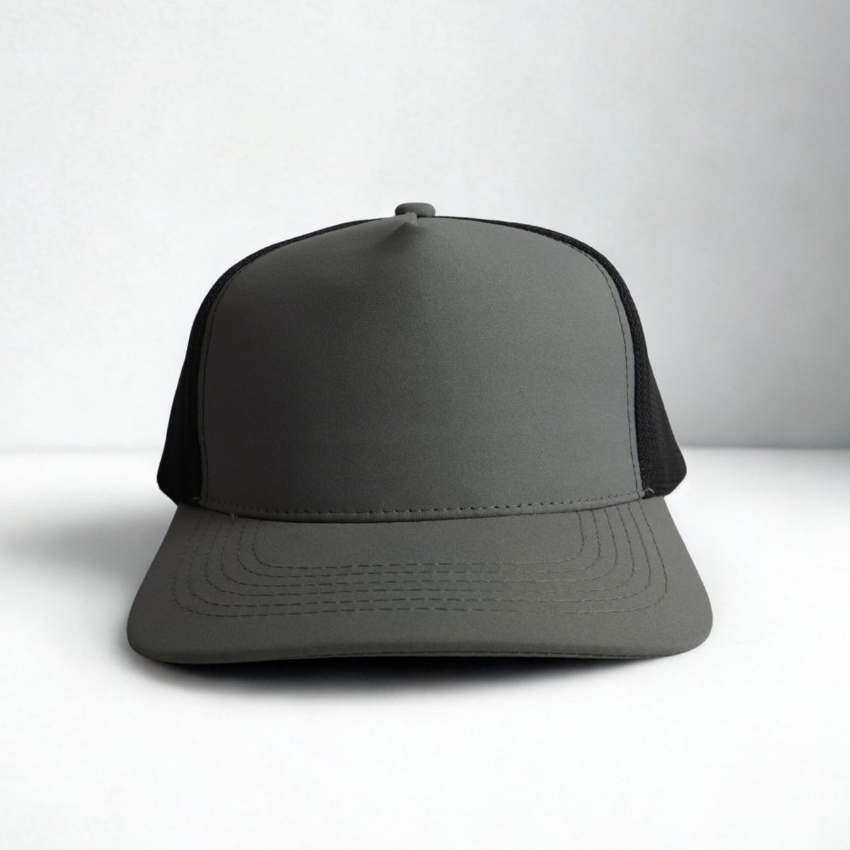 TRIPLE PLAY - Gorra Jockey Triple Malla Lisa Gris