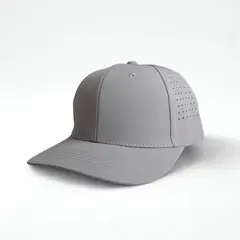 TRIPLE PLAY - Gorra Jockey Microperforada Gris