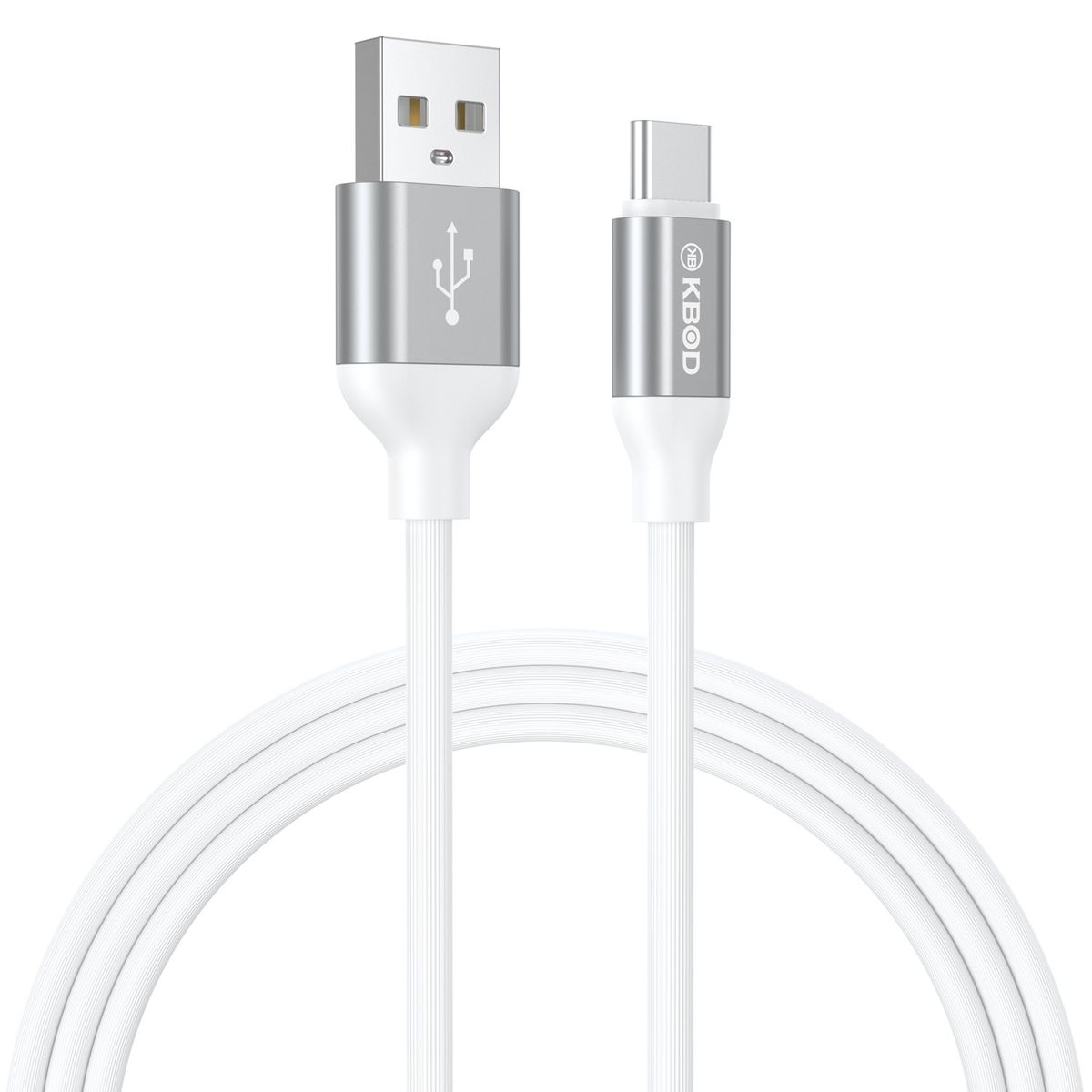 KBOD - Cable Para Carga y Datos Usb Tipo C Kbod Cbo47 1 Metro 12W Blanco