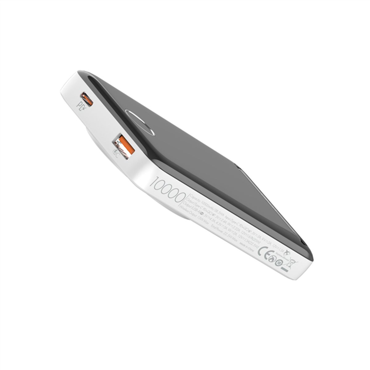 LDNIO - Power Bank Magnético 10000mAh LDNIO PQ17 con Carga Inalámbrica 15W y Soporte