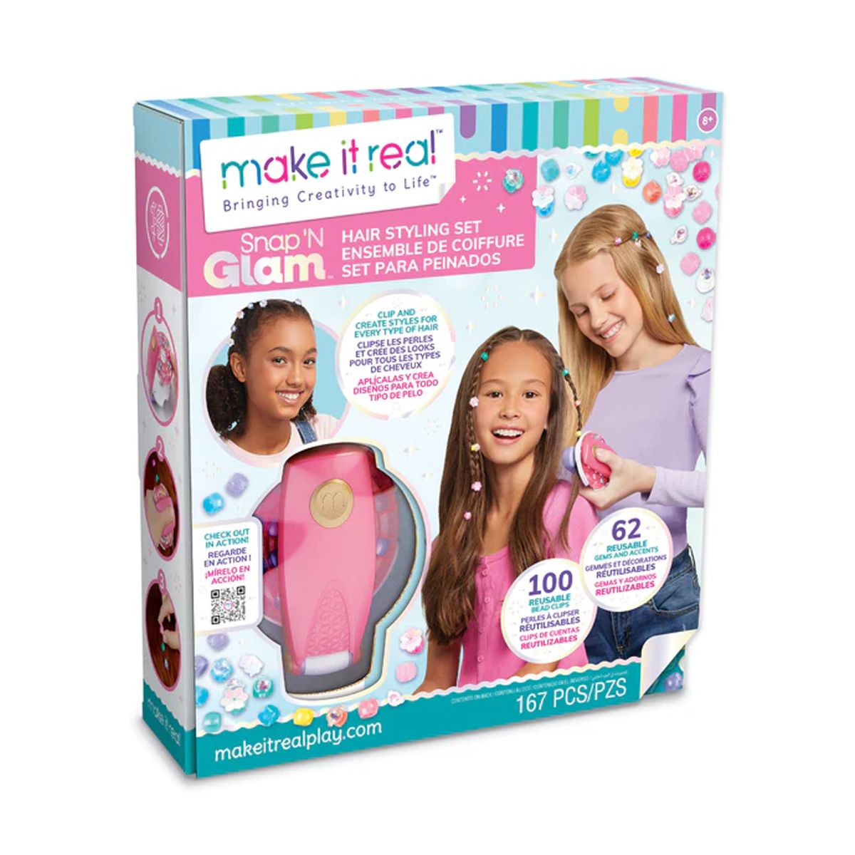 MAKE IT REAL - Set de Peinado Snap 'N Glam Make It Real