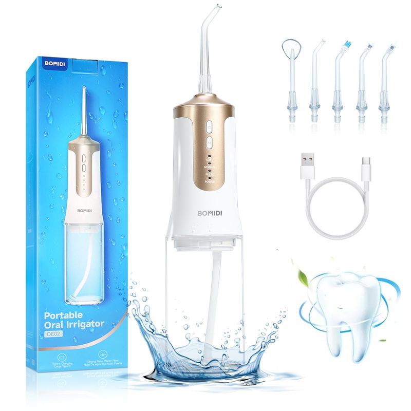 BOMIDI - Bomidi Oral Irrigador Bucal Limpiador Dental 240ml Azul Claro