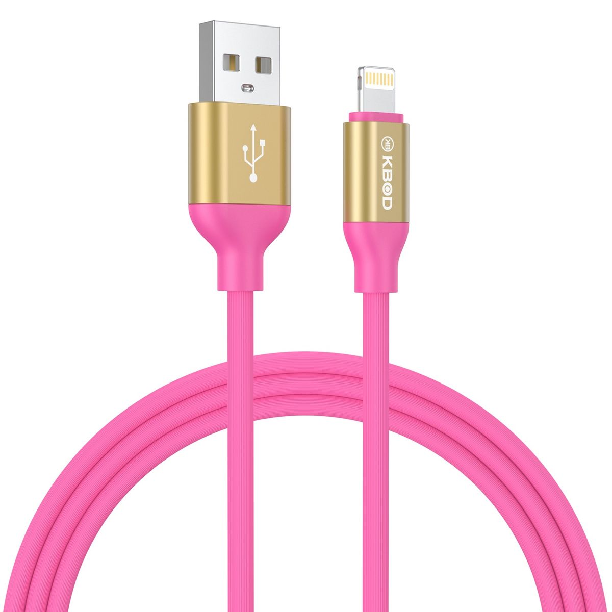 KBOD - Cable Para Carga y Datos Usb Para IP Kbod Cbo47 1 Metro 10W Fucsia
