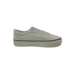 HERIEL - Zapatilla Blanca Textil Mujer