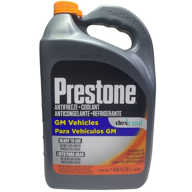 PRESTONE - Anticongelante Refrigerante Naranja Prestone Dexcool 378L