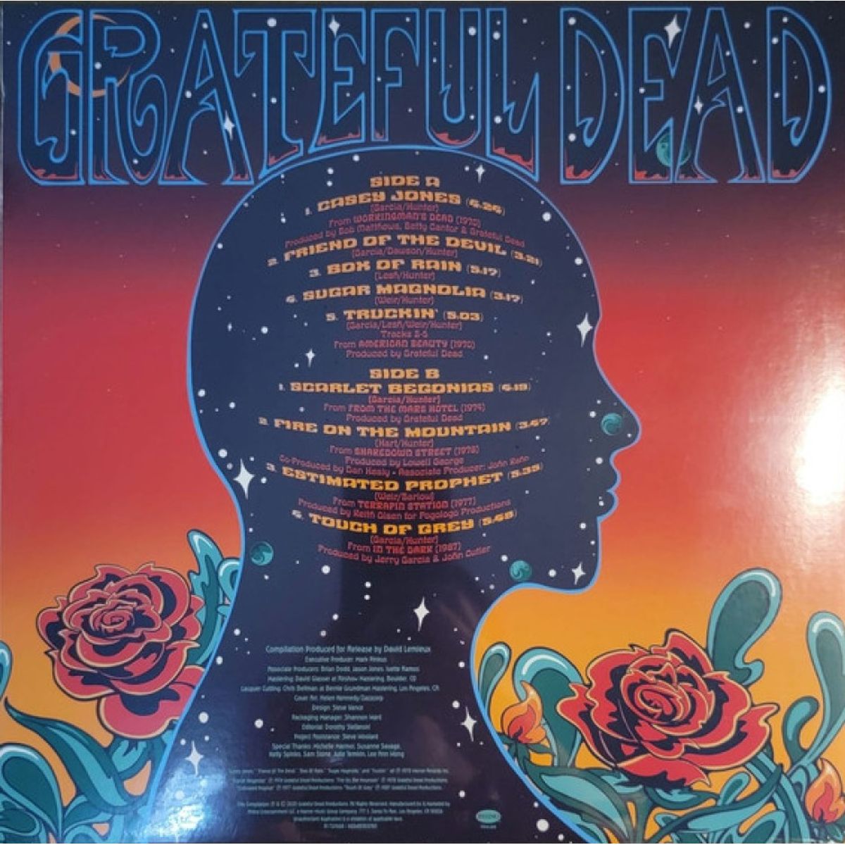 HITWAY MUSIC - GRATEFUL DEAD - GREATEST HITS LIGHT BLUE VINYL - VINILO