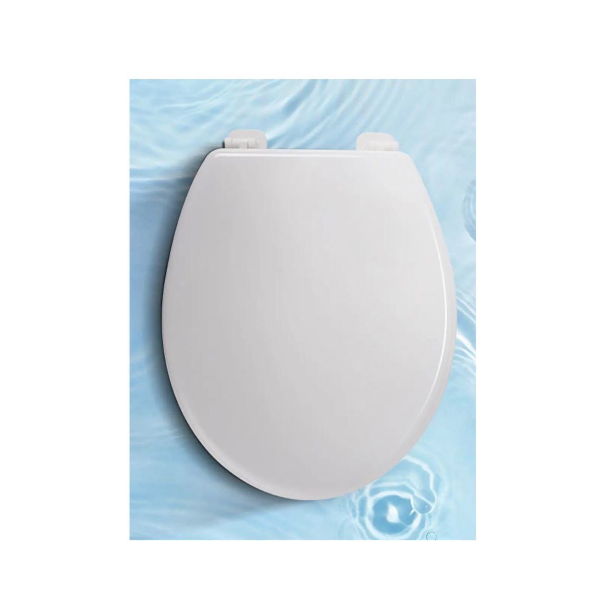 CARIBEE - Tapa de Inodoro Baño WC Asiento Blanca