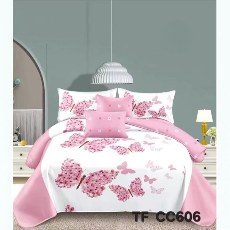 ANGELES DEL HOGAR - CUBRECAMA QUILT DE VERANO TF CON DISEÑO 2 PLAZAS