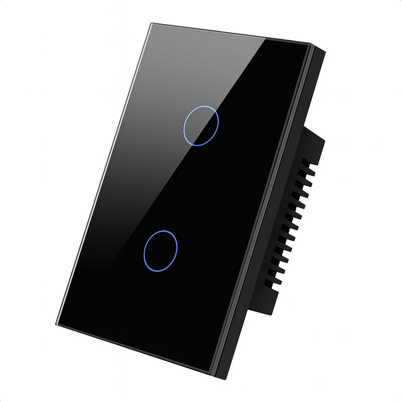 GENERICO - Interruptor WiFi Touch 2 Gang Alexa Google Tuya
