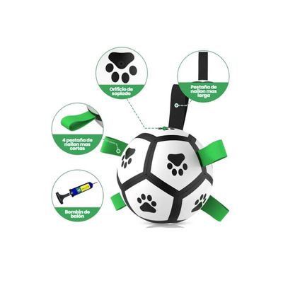 Imagen 2 del producto Pelota Para Perro Con Agarre Juguete Perro Pelota Perro 15cm