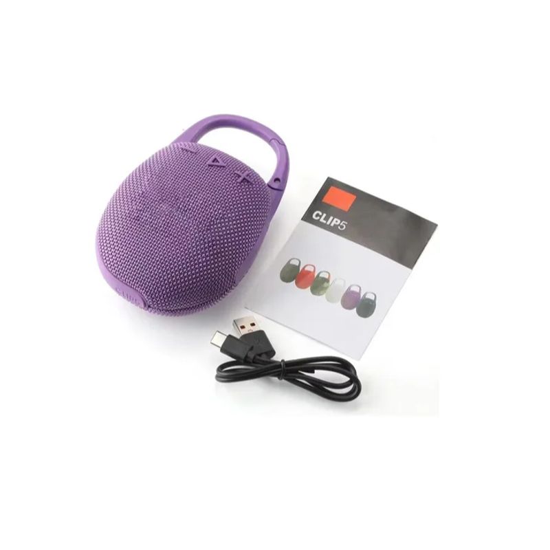 GENERICO - Parlante Altavoz Bluetooth V5.3 Clip 5 Impermeable