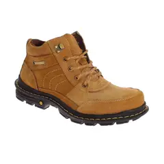 SOLLU - Botín Cuero Hombre Vía Franca Color Camel