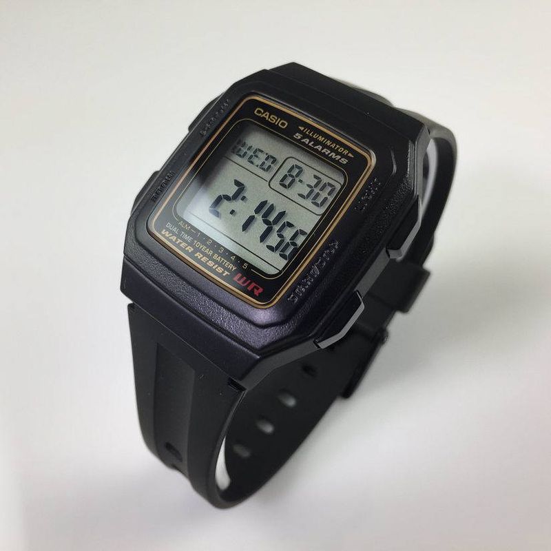 CASIO - RELOJ CASIO F201WA-9A HOMBRE  DIGITAL 5 ALARMAS TIMER