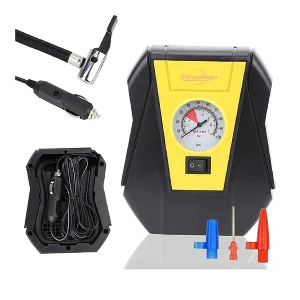 OFERTABKN - Mini Compresor De Aire 12v Para Vehículos Neumáticos 150psi