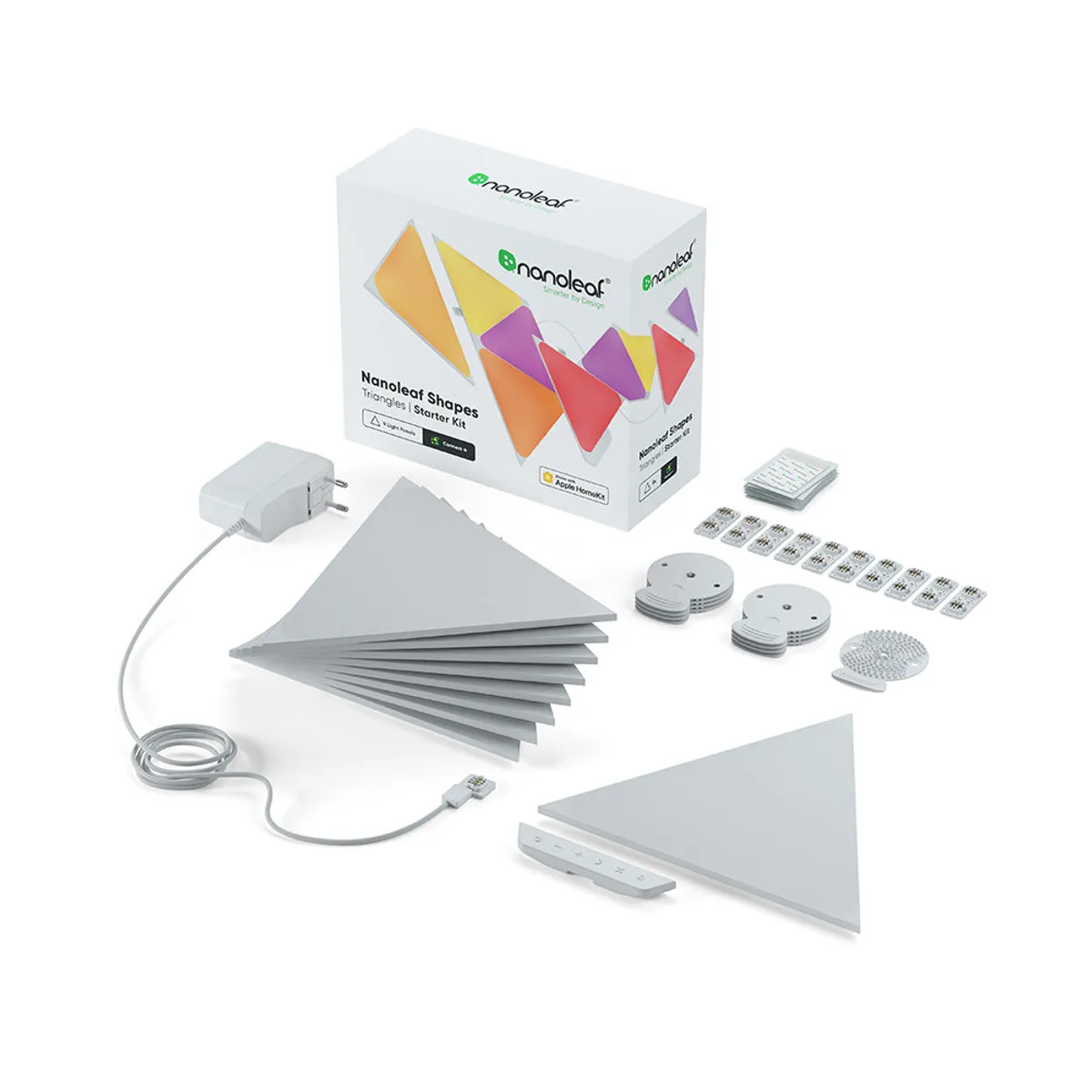 NANOLEAF - Nanoleaf Shapes Triangles Starter Kit - Pack de 9