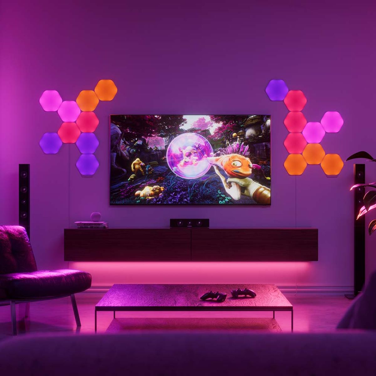 NANOLEAF - Nanoleaf Shapes Hexagon Starter Kit - Pack de 9