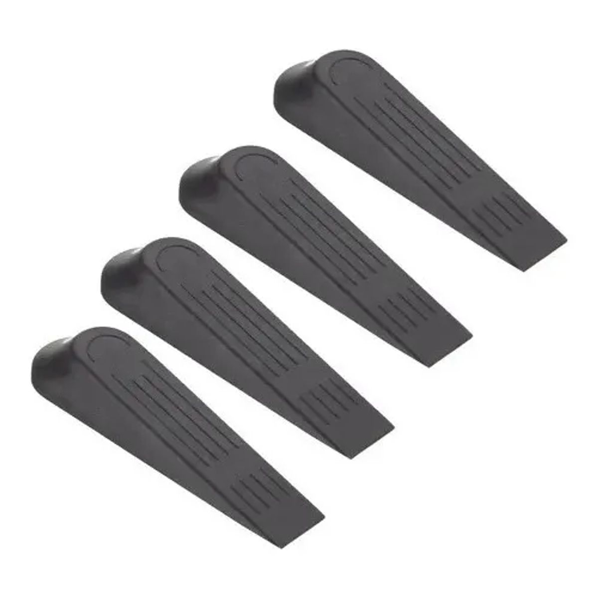 GENERICO - Pack 4 Topes Para Puertas Tipo Cuña Traba Puerta